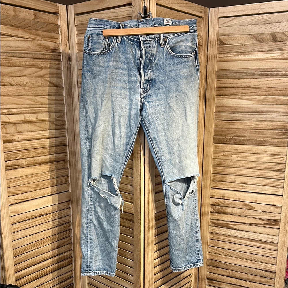Levi’s White Oak Cone Denim 501 Jeans